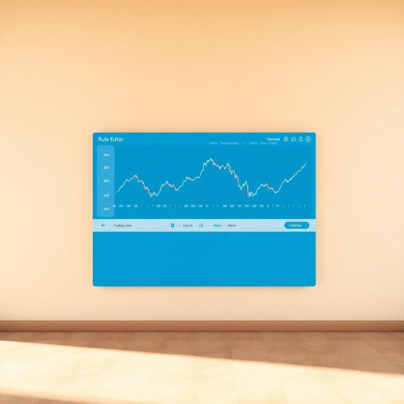 Editor visual de reglas de trading algorítmico